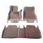 High quality Car Floor Mats 3D  Leather Soft PVC Feet Non-slip Carpet Car Mat FOR VW