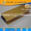 New Technology!Matt electrophoresis surface finish Reduce light pollution Building material aluminium profile