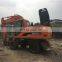 Second hand doosan dh210w-7 wheel excavator