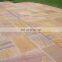 Rainbow Sandstone Landscaping Stone Patio Paving Tiles For Flooring