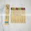 CC CE certified eco-friendly biodegradable disposable packaging soft bamboo toothbrush