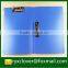 plastic cover double metal clip file folders for office/school