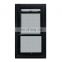 YY Australia standard black aluminum hung window with double glazed for home use