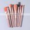 2022 Amazon Wholesale Travel 8Pcs Mini Professional Makeup Brush With PU Bag