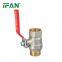 IFAN Factory Price Female and Male Threaded Ball Valve Brass Ball Valve For Water Use