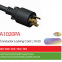 NEMA L10-20P/NEMA L10-30P 125V/250V Locking Power Supply Cord