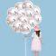 Mirror Metallic Silver 22 Inches Balloons Globos Birthday Party Baby Shower Marriage 4D Round Sphere Aluminum Foil Balloon