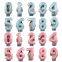 40 Inch Macaron Blue Pink Foil Number Balloons 0 1 2 3 4 5 6 7 8 9 Birthday Party Baby Shower Wedding Decoration Festival Ballon