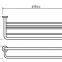 Wall-mount towel rack 304 stainless steel towel shelf shower room towel bar bathoom accessories