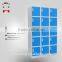 Luoyang WLS Metal Storage Cabinet 15 Door lockable Steel Locker With High Quality For Office