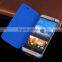 High quality full official functions dot view holder flip cover case for htc one m9 , smart view case for htc one m9