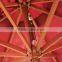 top quality outdoor 9 Foot Light Wood Poly Market Umbrella nature color