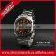 New Design Rectangular Roman Number Stainless Starp Wrist And Rose Gold Watch for Men 012CMR