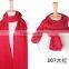 Wholesale Long Acrylic Knitted Plain Fashion Ladies Winter Scarf