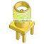 2015 Hot End Launch PCB Mount SMA Female Plug Straight RF Connector Adapter