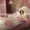American Wooden Bedroom Furniture Purple Princess Style Bed CC-A-03