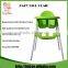 High Quality Promotion Gift Multi-function 3 in 1 Blue Pink White Green High Feeding Chair