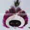 Natural Craft Peacock Feather Venetian And Party Mask