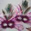 Pheasant Feather Venetian Mask Party Supplies Birthday