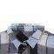 Cotton lattice lady tops formal shirts designs dress/female apparel suppliers