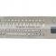 Water Proof Stainless Steel Metal PC keyboard with touchpad or trackball