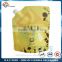 Health Food Plastic Bags AFor Rice Packaging With Spout Cap Top
