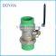 BOYAN taizhou stainless steel handle pvc 2pc ball valve