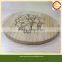 Bamboo Heating Mat with Laser Flower