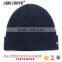 plain black custom knitted beanie hat 2016