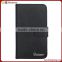 High quality card slot leather flip case for moto g flip cover with stand