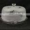 Round Clear Glass Cake Cover for cake stand