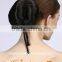 Custom made bridal large hair chignon, synthetic hair bun updo dome