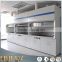 White and blue all steel durable laboratory fume hood
