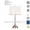 Extra switchable and outlet socket for new age style room crystal table lamp