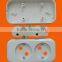 European style 3 way extension socket