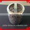 Handmade Mosaic Glass Bathroom Accessory Set ,Black