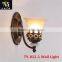 2016 hot sale new design iron light with flower lampshade led light for dining room for home
