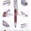 Fashion laser pointer pen custom promotional metal ball pen with led torch light