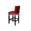 Hot sales Faux Leather Red Counter Stools bar furniture