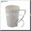 340ml bone china white ceramic mug