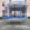 retagular high jump trampoline with safety enclosure for sale from the factory