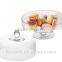 Glass Cake Stand with Cake Dome Set