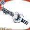cheap custom flag gold color stamp metal copper tie bar for wholesale