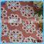 Hot selling embroidery organza net mesh embroidery holes fabric