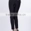 Ladies Side Spell Leather PU Zipper Leggings With Two Pocket Back