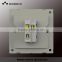 2015 NEW design British standard PC Wire drawing push button 16A 250V 4 gang 1 way wall switch socket