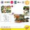 DIY jigsaw puzzle for kids 3D puzzle game assembly dinosaur series 14pcs