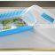 Kitchen plastic baske with water seperator,fruit and vegetable ,plastic basket double wall basket