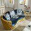 European New Classic Italian Chesterfield Design Fabric Sofa Set AL033