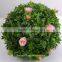 factory price cheep artificial plant plastic flower ball for interior decoration